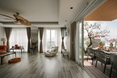 Khu cắm trại, nghỉ dưỡng trên tầng thượng penthouse