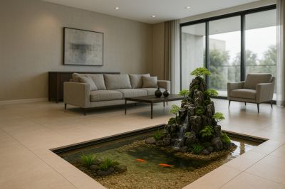 Bố trí hồ cá mini trong nhà theo phong thủy - Nhà Đẹp Sài Gòn
