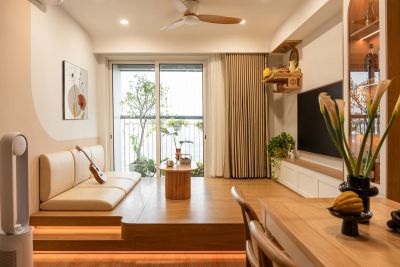 Căn hộ 70 m2 với khu bếp tách riêng - Nhà Đẹp Sài Gòn